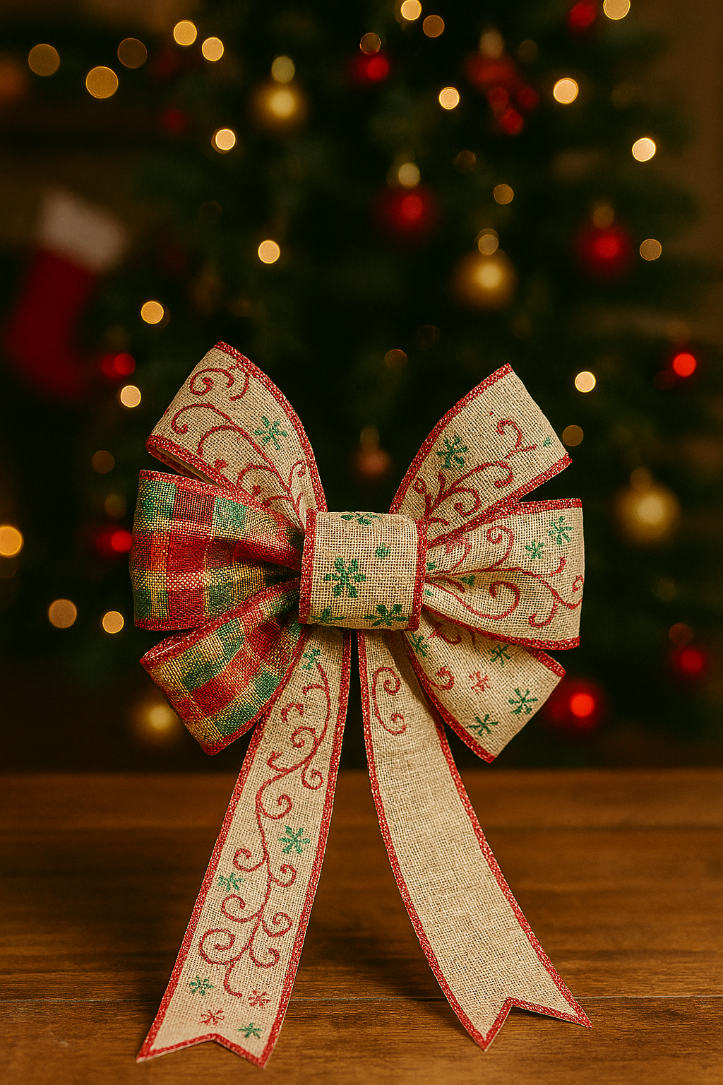 Christmas Ribbon Bow