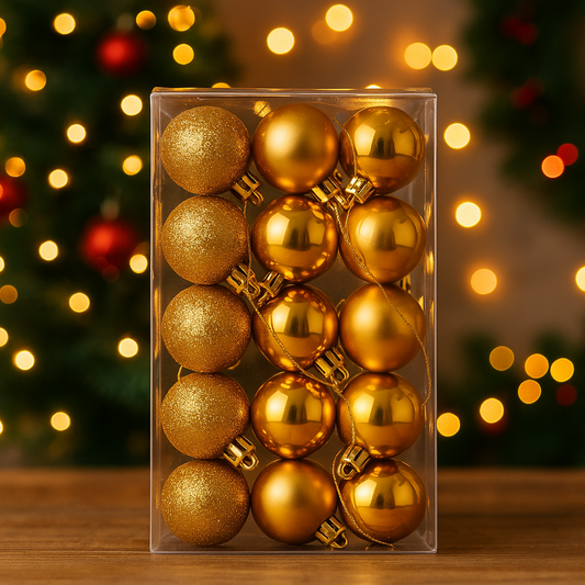 Golden Balls (Pack of 15)