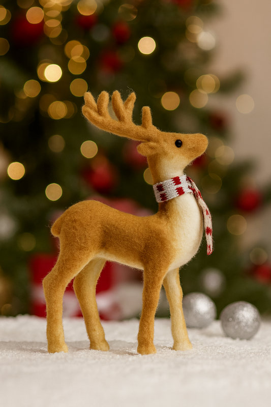 Golden deer for Christmas